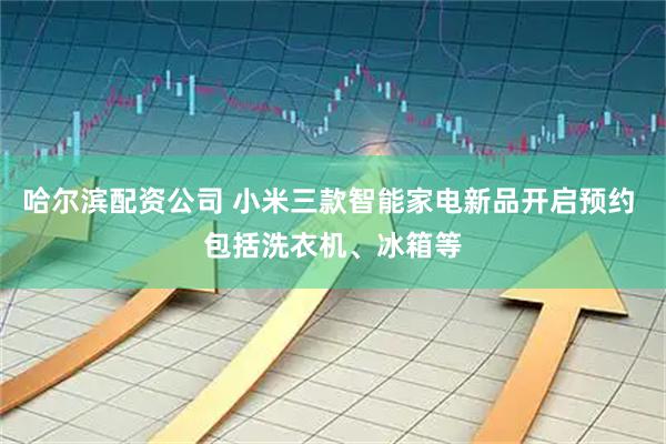 哈尔滨配资公司 小米三款智能家电新品开启预约 包括洗衣机、冰箱等