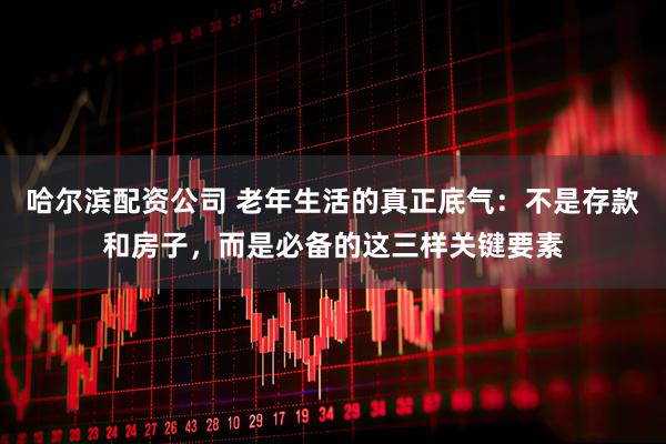 哈尔滨配资公司 老年生活的真正底气：不是存款和房子，而是必备的这三样关键要素