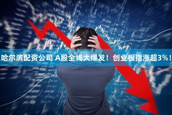 哈尔滨配资公司 A股全线大爆发！创业板指涨超3%！